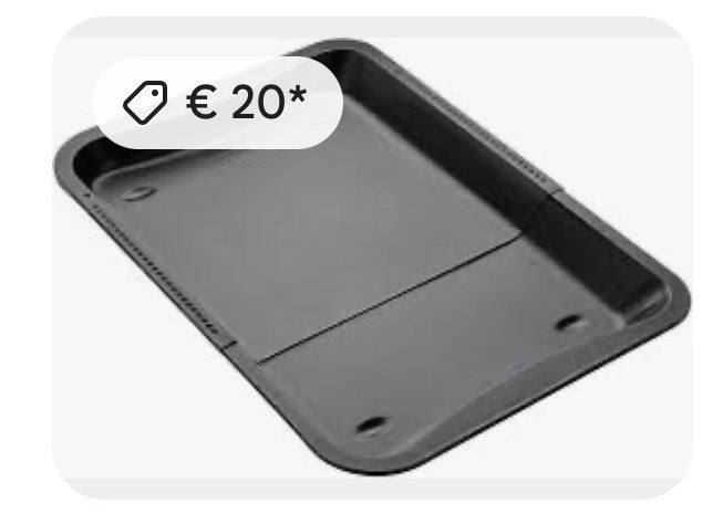 Te koop nieuwe universele bakplaat voor de oven,, Ophalen of Verzenden, Nieuw