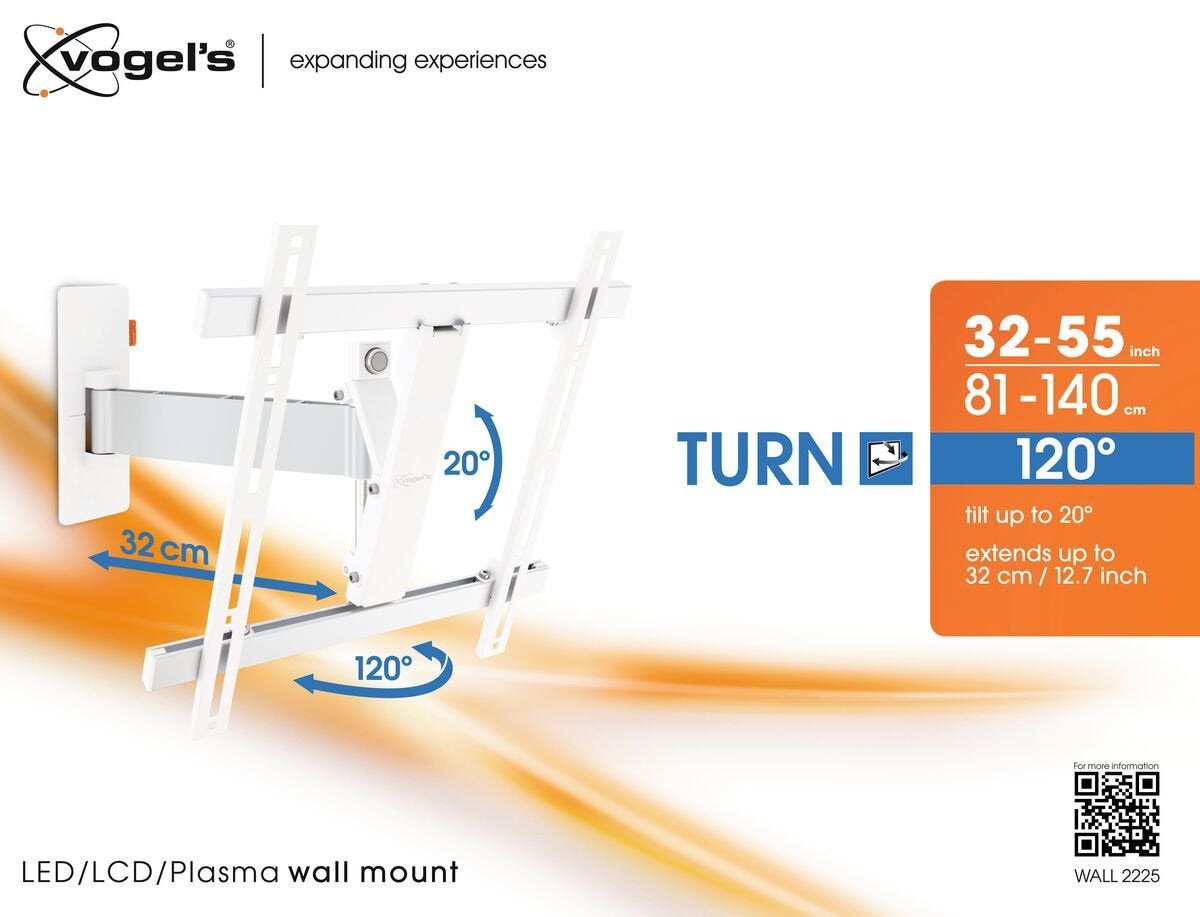 Vogel’s WALL 2225 TV beugel wit, Ophalen, Zo goed als nieuw