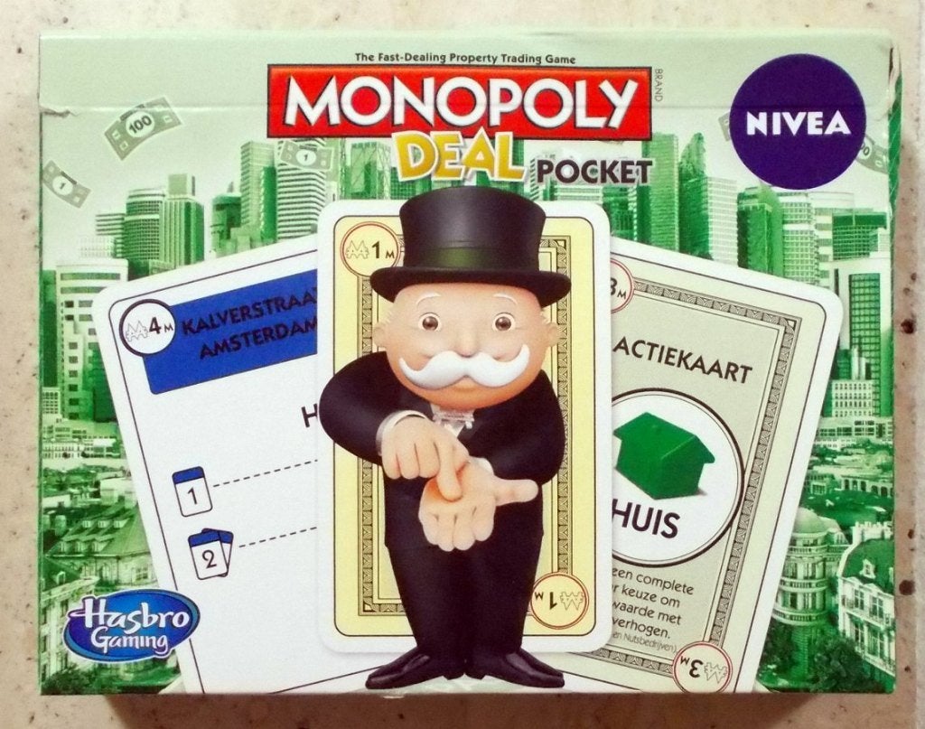 Monopoly Deal Pocket, Vijf spelers of meer, Ophalen of Verzenden, Nieuw, Nivea