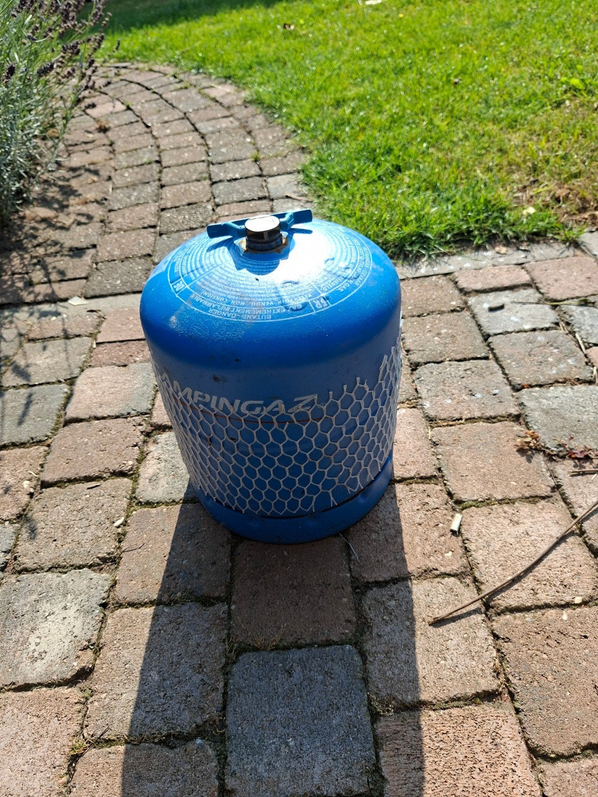 Lege campingaz fles 907 camping gas, Ophalen, Gebruikt