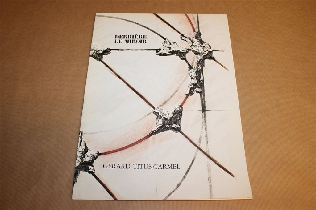 Kunstuitgave Derrière Le Miroir. Gérard Titus-Carmel. Rare., Ophalen of Verzenden, Gelezen