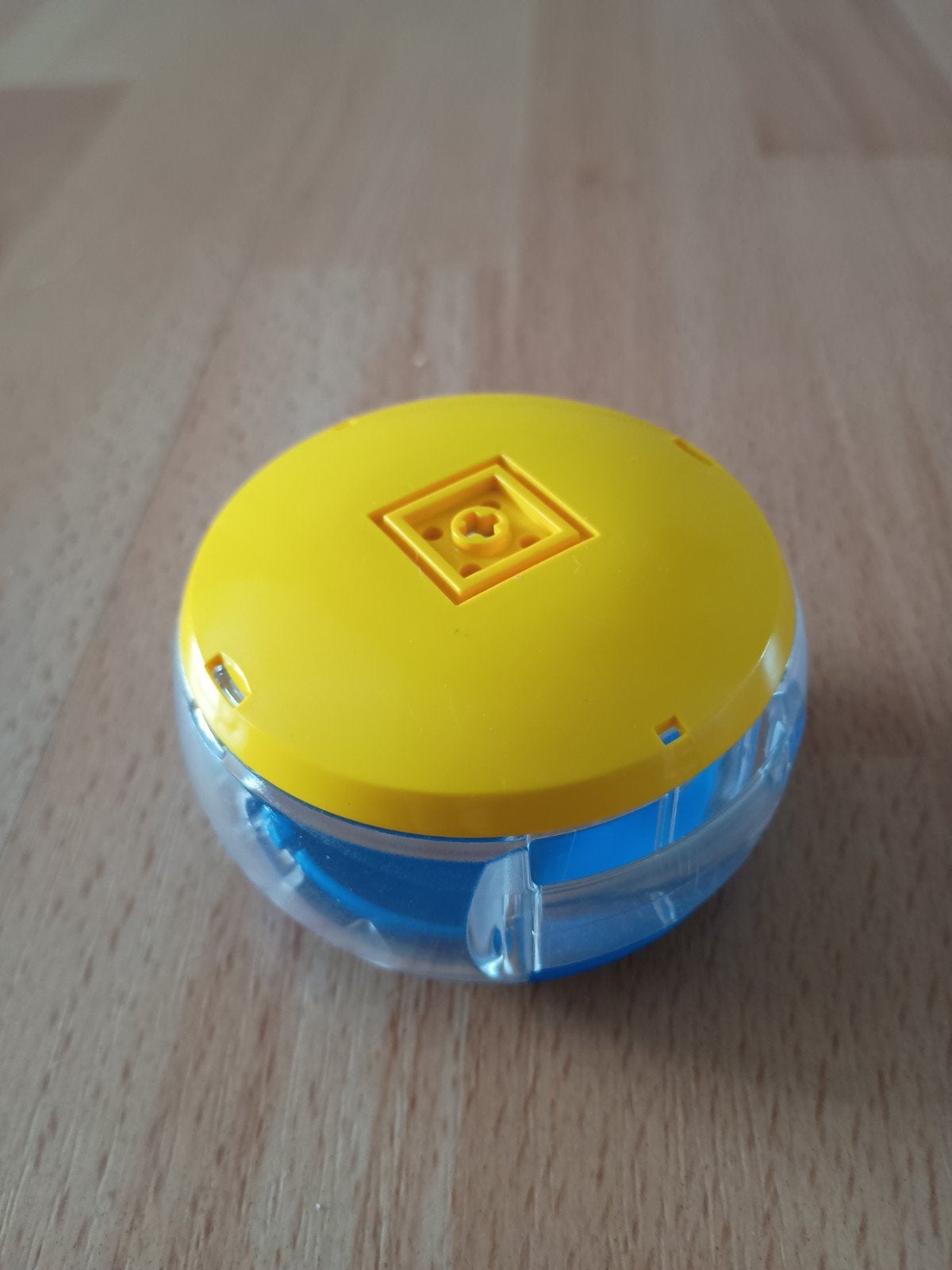 Originele LEGO X-Pod opbergbox (geel / blauw / transparant), Gebruikt, Overige thema's, Lego, Overige typen