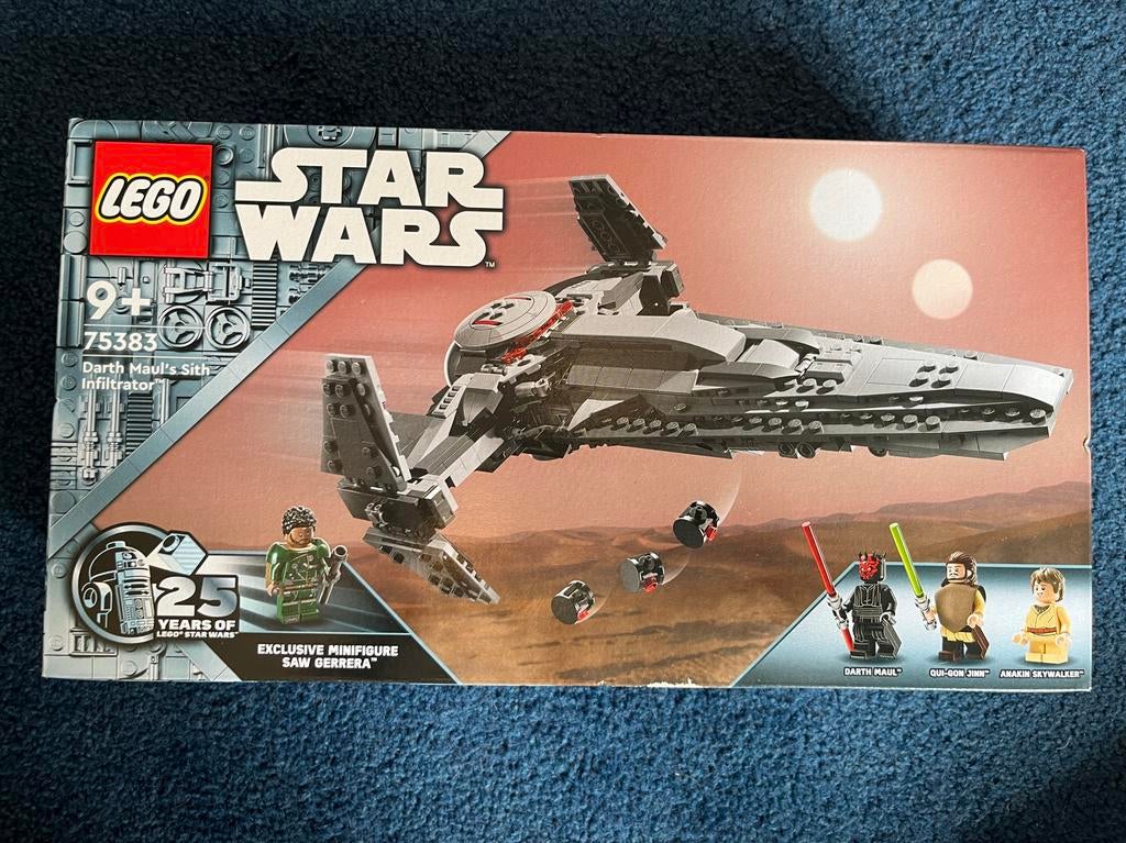 Star wars lego Darth Maul’s sith infiltrator (75383), Kinderen en Baby's, Speelgoed | Duplo en Lego, Star Wars, Lego, Nieuw, Ophalen of Verzenden