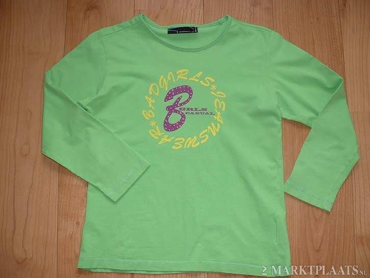 BAD GIRLS longsleeves mt 176 groen( qwe), Meisje, Bad Girls, Ophalen of Verzenden, Zo goed als nieuw