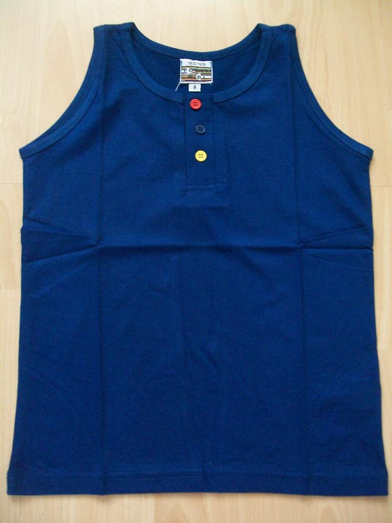 Nieuw topje top mouwloos shirt Power Kids blauw maat 122-128, Ophalen of Verzenden, Nieuw, Meisje, Shirt of Longsleeve