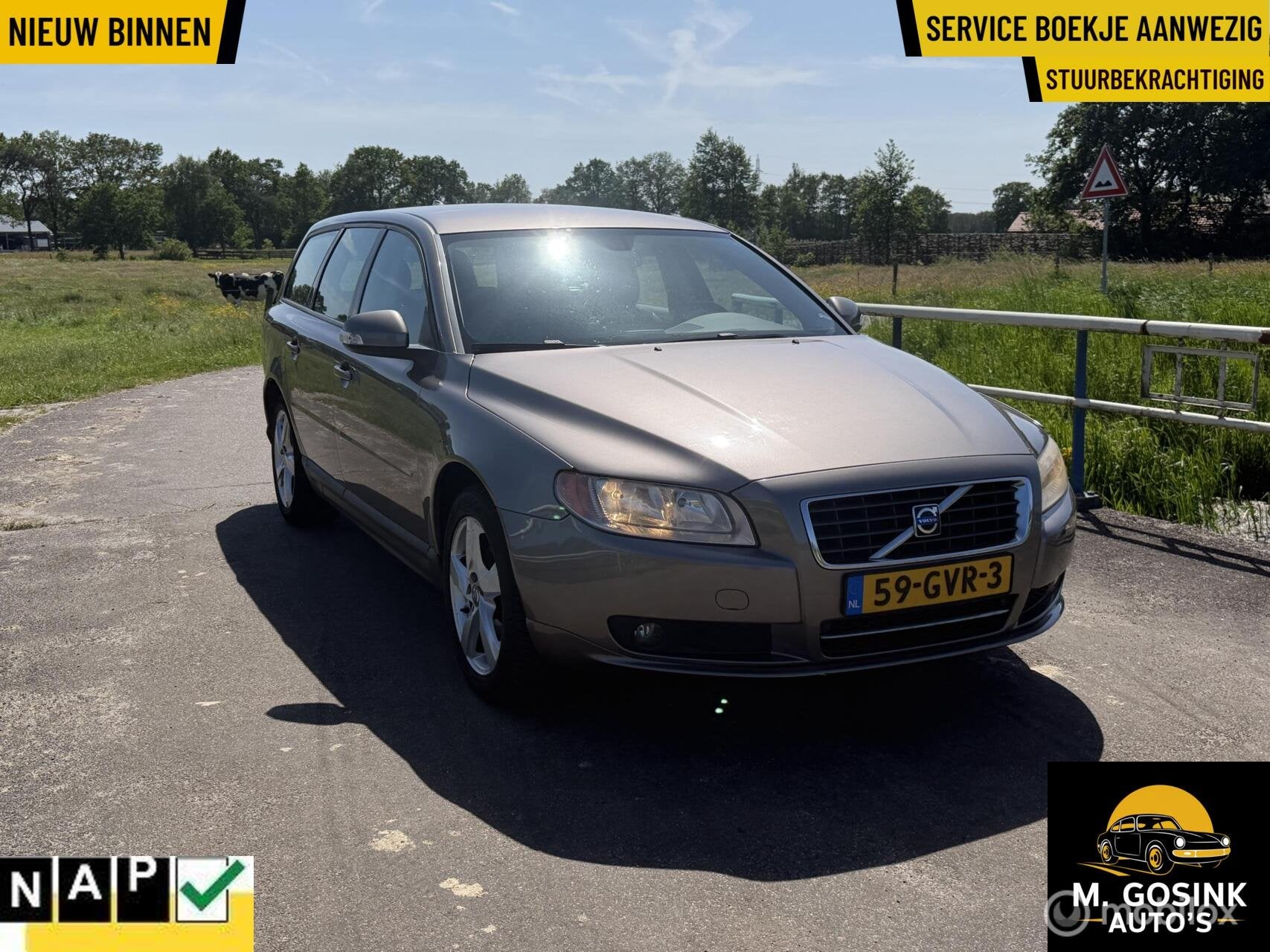 Volvo V70 2.0 Kinetic trekhaak leder onderhoud boekjes Nap, 145 pk, Gebruikt, 4 cilinders, Handgeschakeld