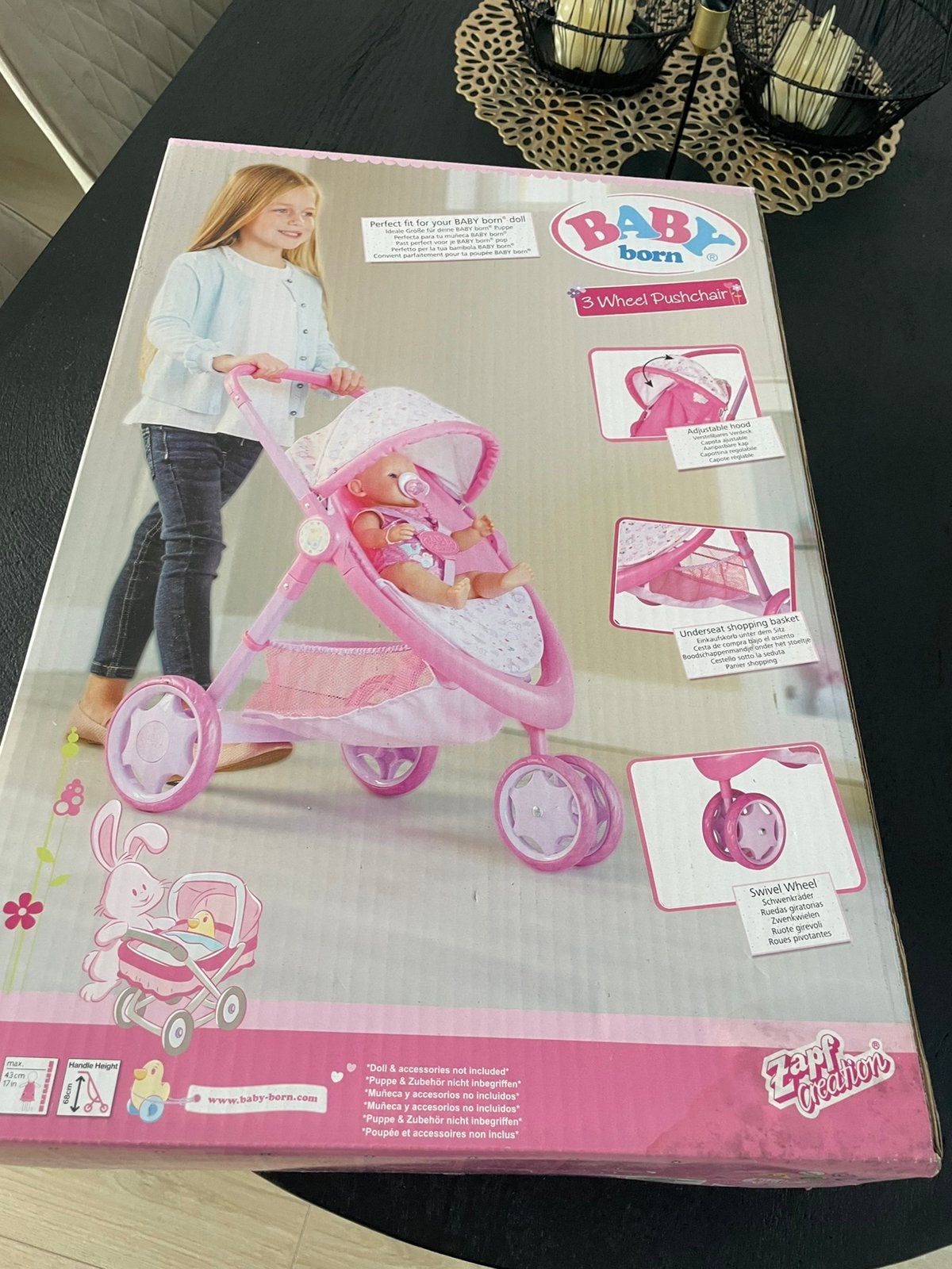 Nog nieuw in doos Baby Born popen wandel wagen, Kinderen en Baby's, Ophalen of Verzenden, Zo goed als nieuw, Overige typen