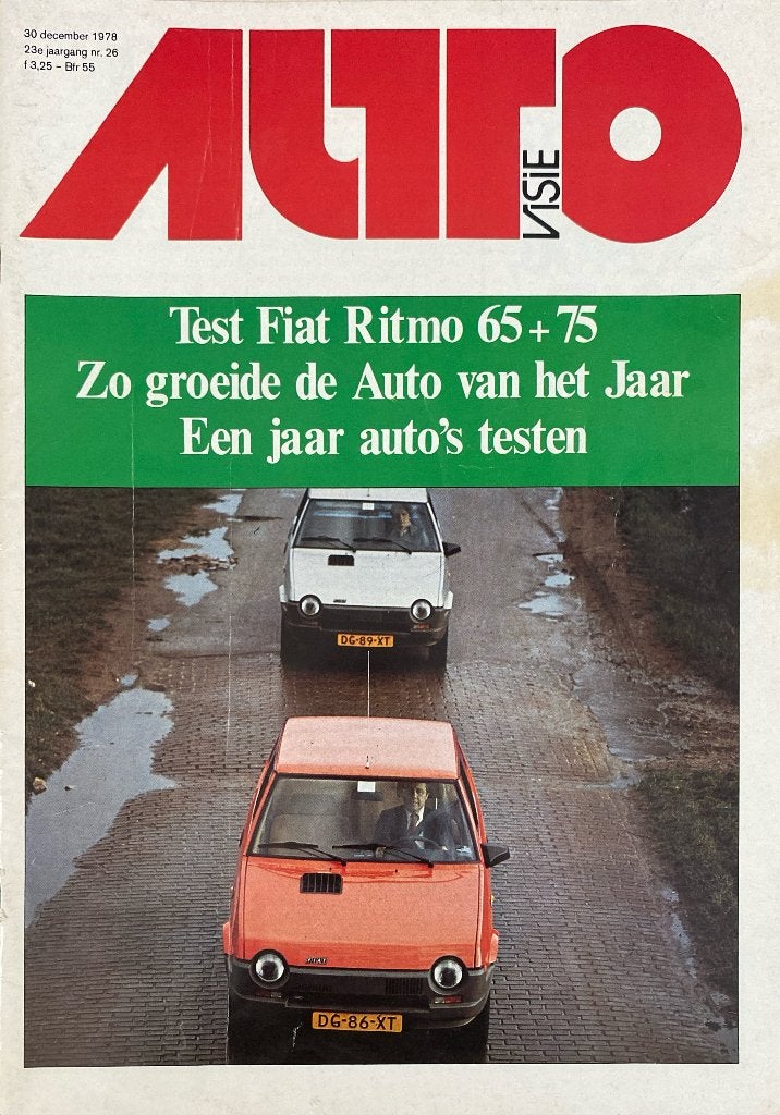 Autovisie 30 december 1978 - Test Fiat Ritmo 65 + 75, Ophalen of Verzenden, Gelezen, Algemeen