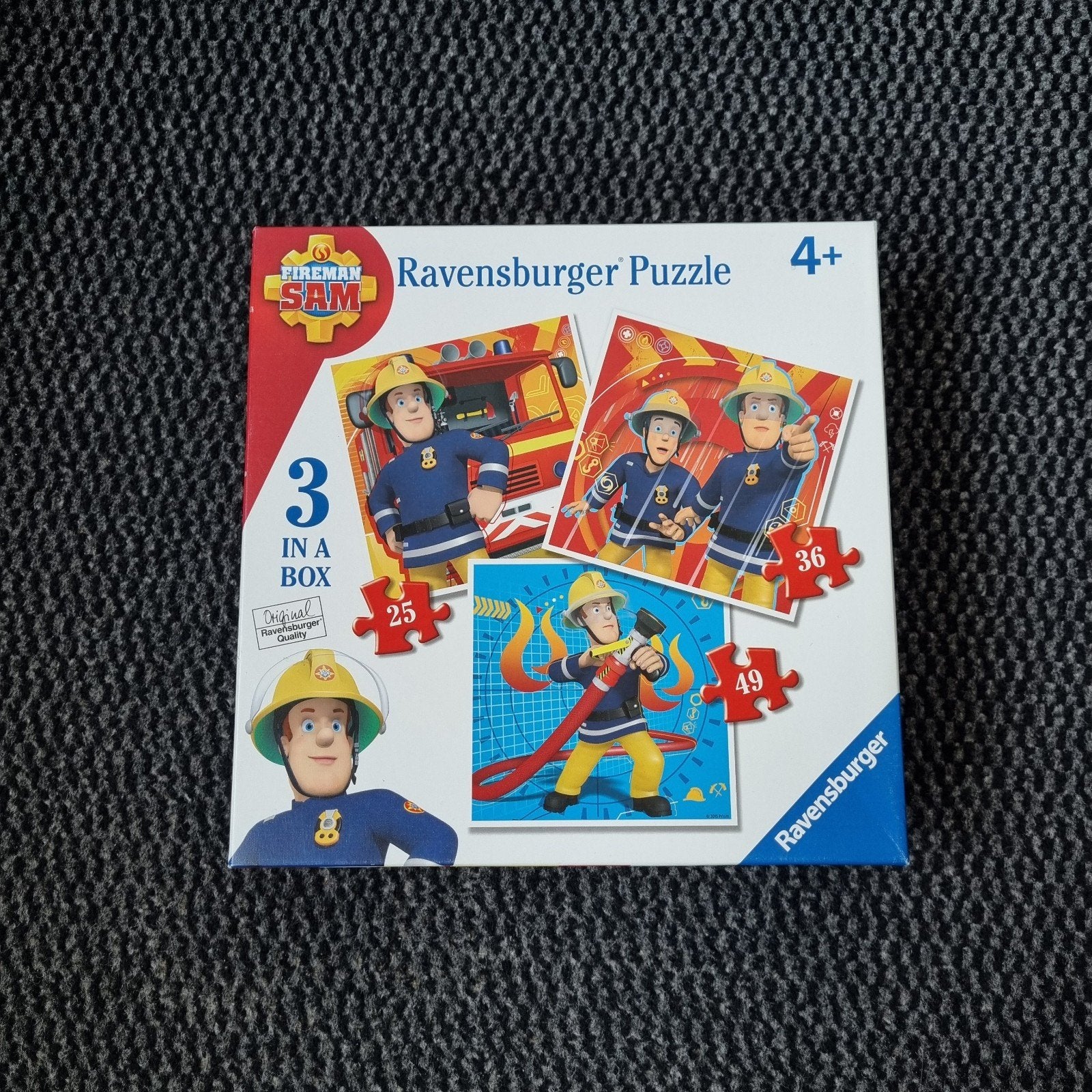 ravensburger brandweerman Sam 3 in 1 puzzel, Ophalen of Verzenden