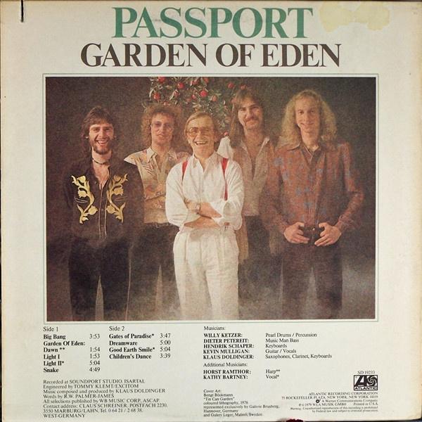 LP - Passport - Garden of Eden - USA 1979, Inclusief binnenhoes, Alternative, Ophalen of Verzenden, 12 inch