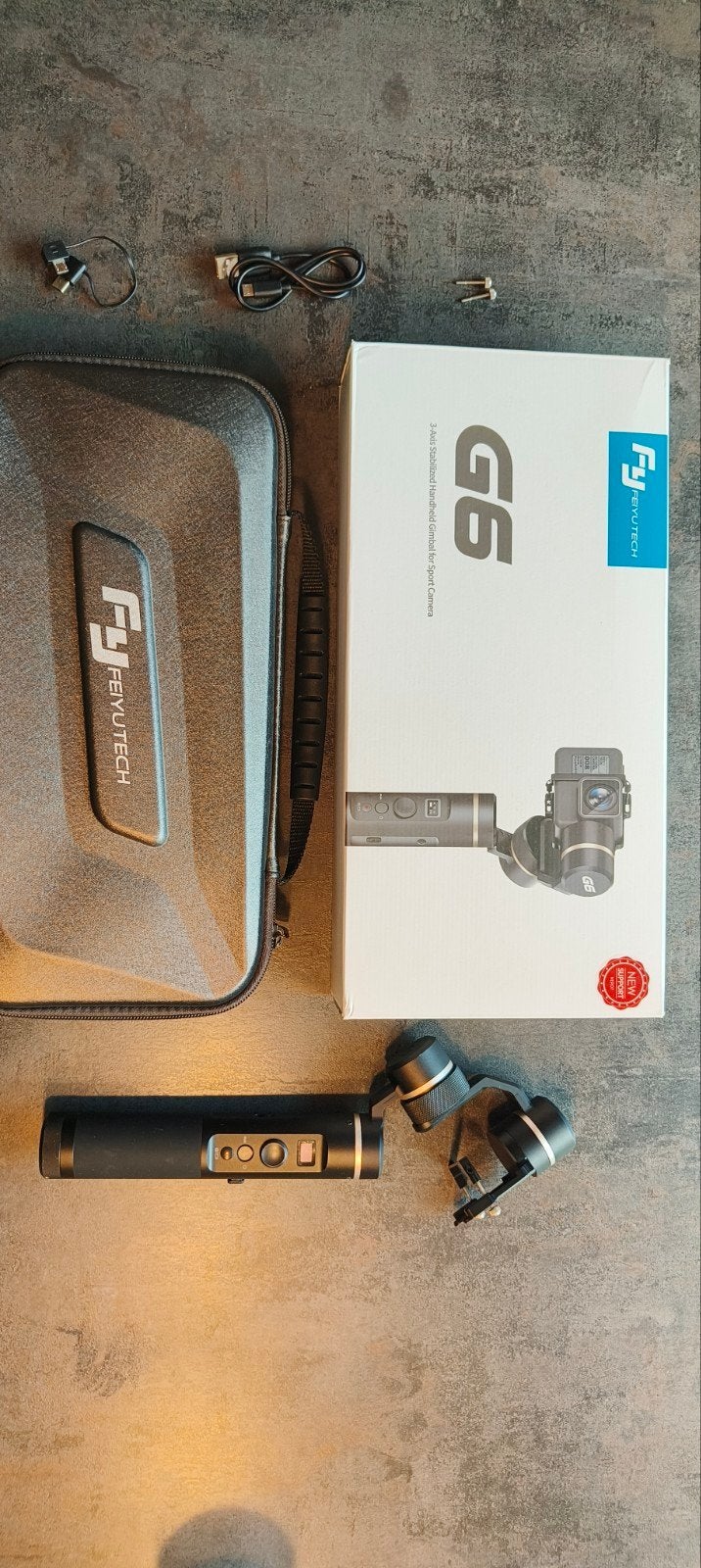 Feiyutech G6 Gimbal voor sportcamera, Overige merken, Gimbal, Ophalen of Verzenden, Zo goed als nieuw