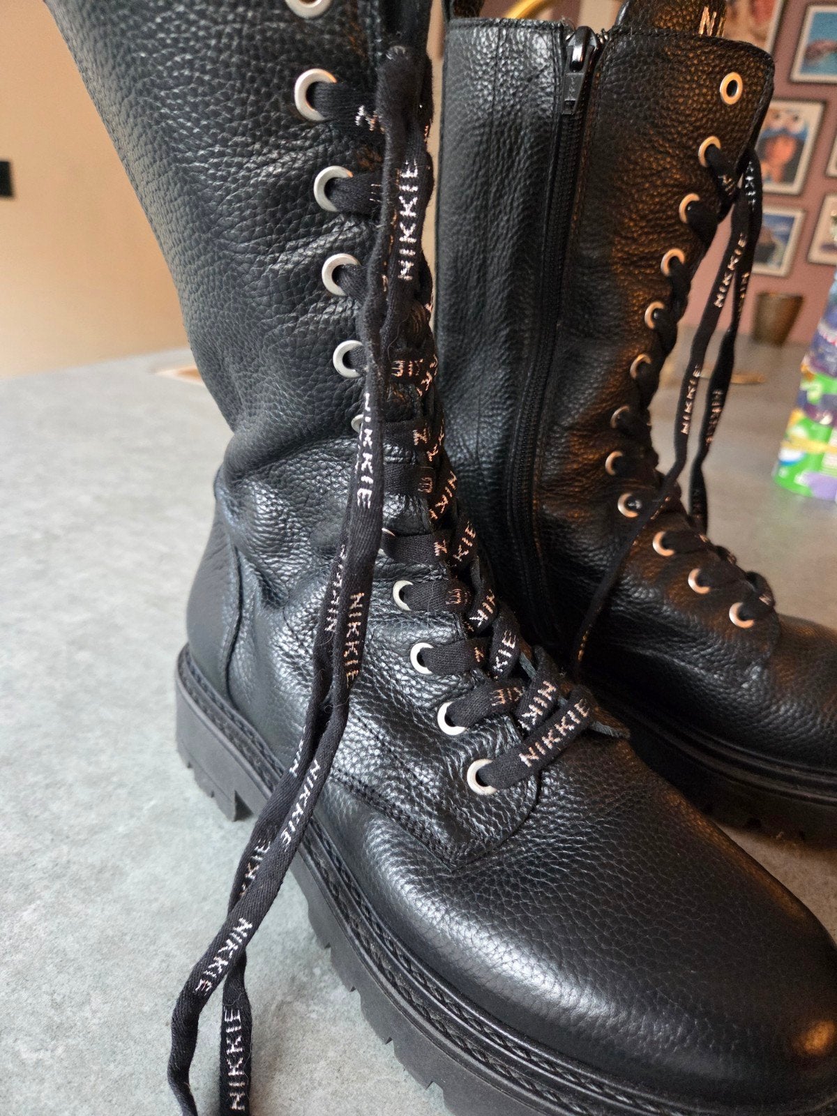 Nikkie boots, maat 38 - Zo goed als nieuw!, Kleding | Dames, Zwart, Ophalen of Verzenden, Zo goed als nieuw, Nikkie