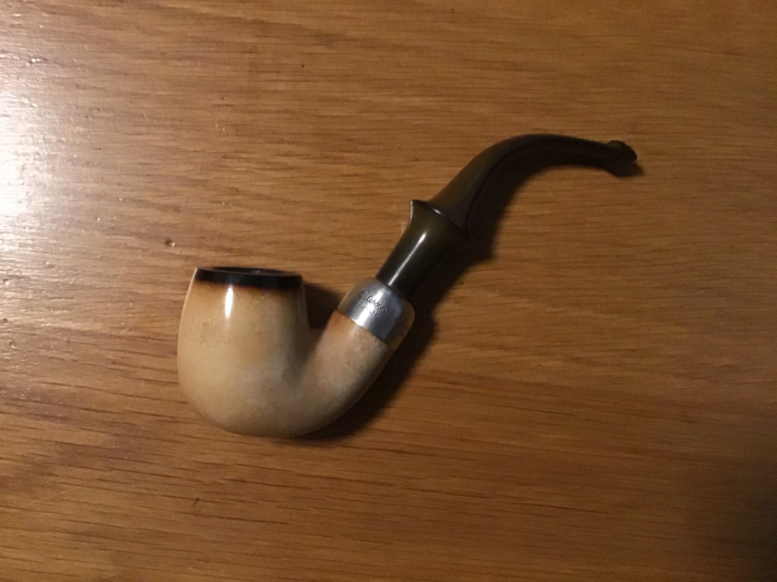 Peterson Meerschuim Pijp met Originele Doos en Zakje, Ophalen, Gebruikt, (Water)pijp
