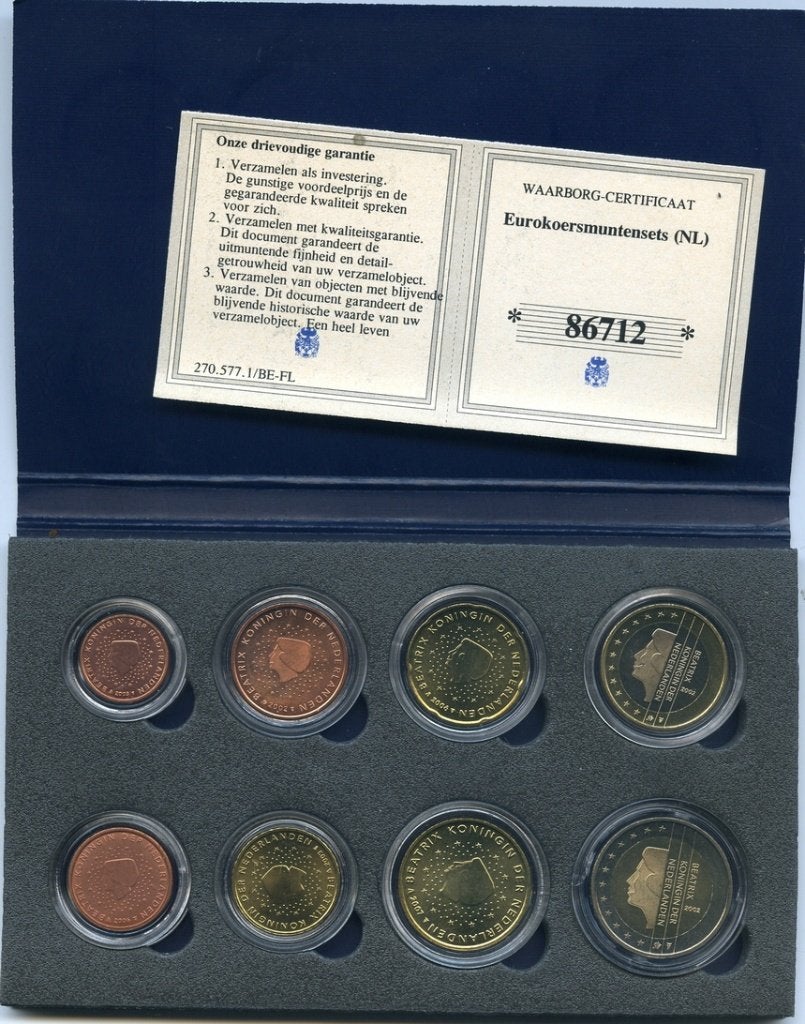 UNC set Nederland - Blister met Muntcapsules - Diverse Jaren, Verzenden, Overige landen, Overige waardes, Setje