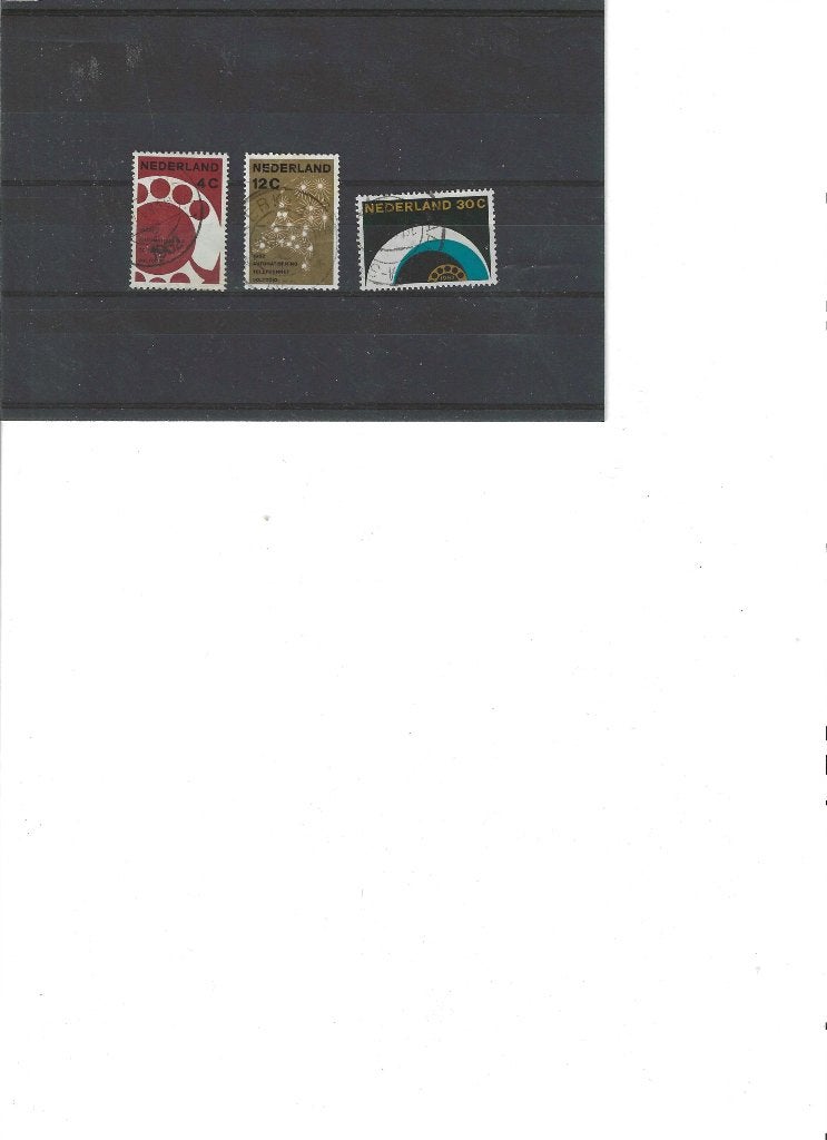 771-773 Automatisering Nederland. Gestempeld, Ophalen of Verzenden, Na 1940, Gestempeld