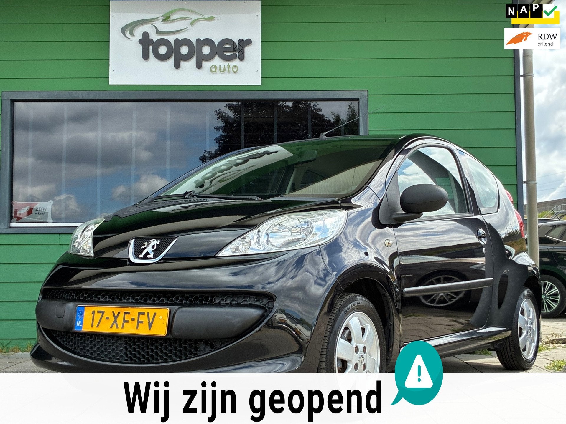 Peugeot 107 1.0-12V XS|2e Eigenaar|Elektr.ramen|LM-Velgen|Ni, Auto's, Peugeot, Voorwielaandrijving, Gebruikt, 4 stoelen, Origineel Nederlands
