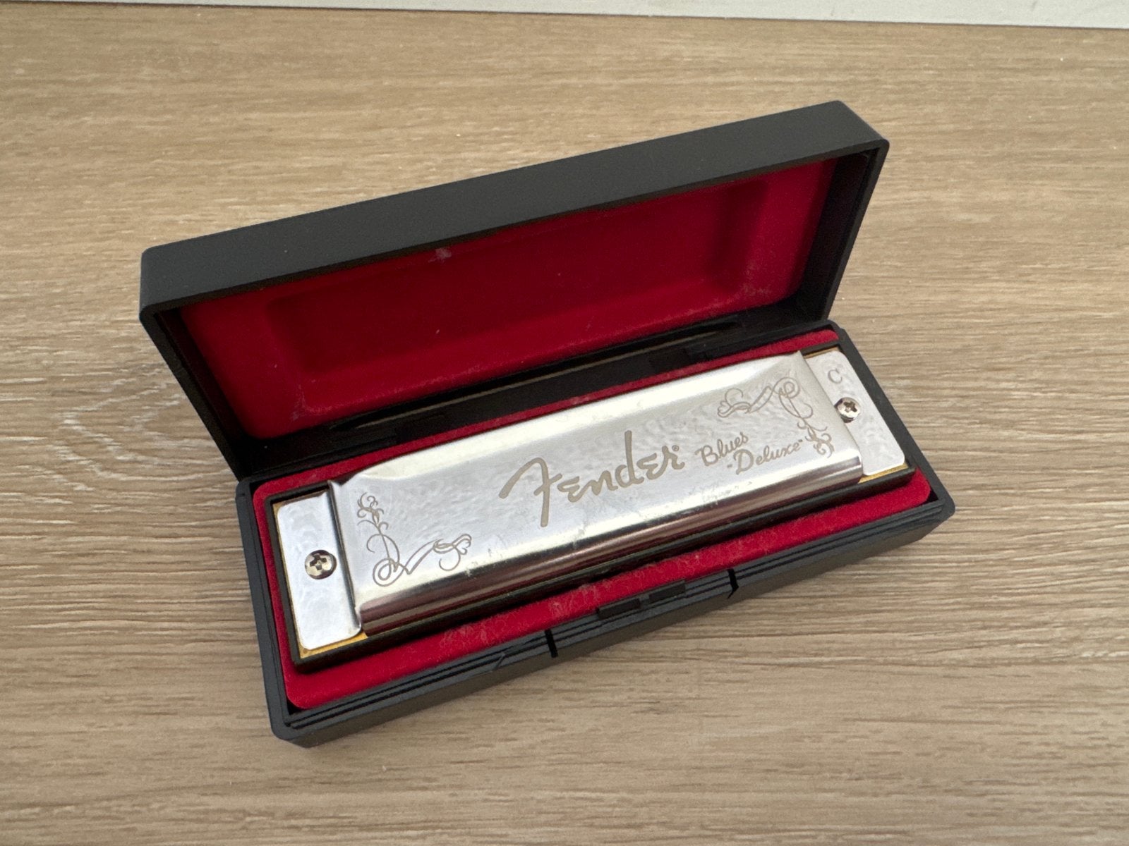 Fender Blues Deluxe Mondharmonica met doosje, Muziek en Instrumenten, Overige typen, Ophalen of Verzenden, Zo goed als nieuw, Met koffer of doosje