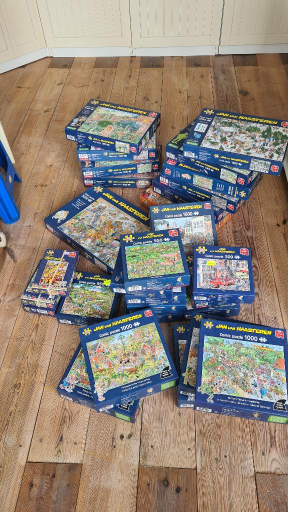 puzzels Jan van Haasteren, Ophalen of Verzenden, 500 t/m 1500 stukjes, Zo goed als nieuw, Legpuzzel