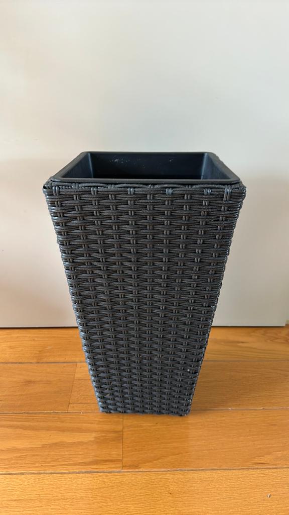 Bloembak / plantenbak (2 stuks) kunststof, Ophalen, Kunststof, 40 cm of meer, Minder dan 40 cm