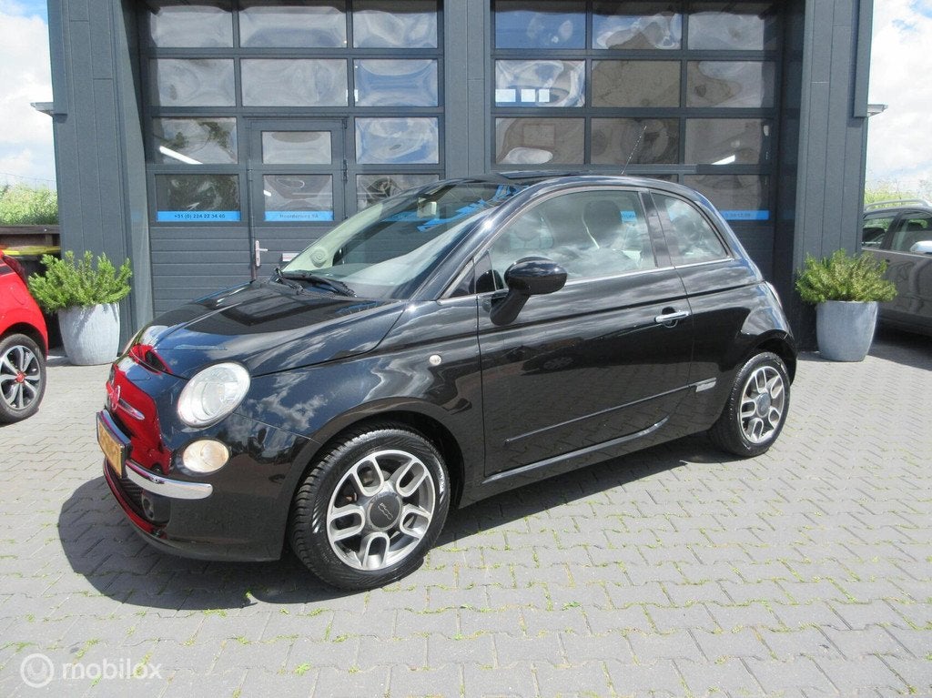 Fiat 500 1.2 Lounge 78dkm! 1ste Eig NL auto Airco Bluetooth, Auto's, Stof, Gebruikt, 4 cilinders, 840 kg