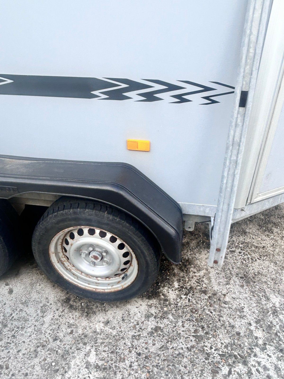 Humbaur paardentrailer bouwjaar 2002, Auto diversen, Aanhangers en Bagagewagens, Ophalen, Gebruikt