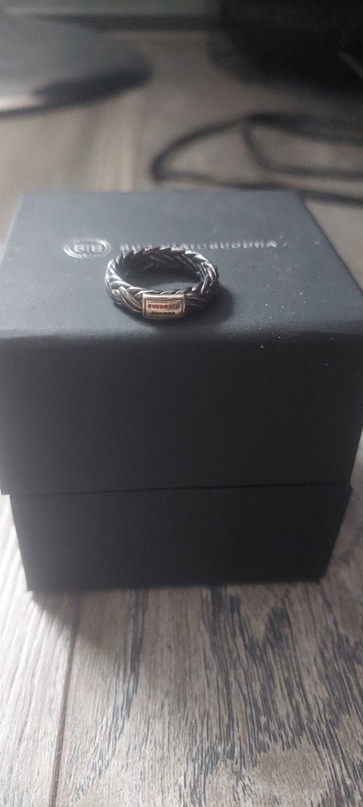 Buddha to Buddha ring, Sieraden, Tassen en Uiterlijk, Ringen, Nieuw, Ophalen of Verzenden, Dame of Heer, Zilver