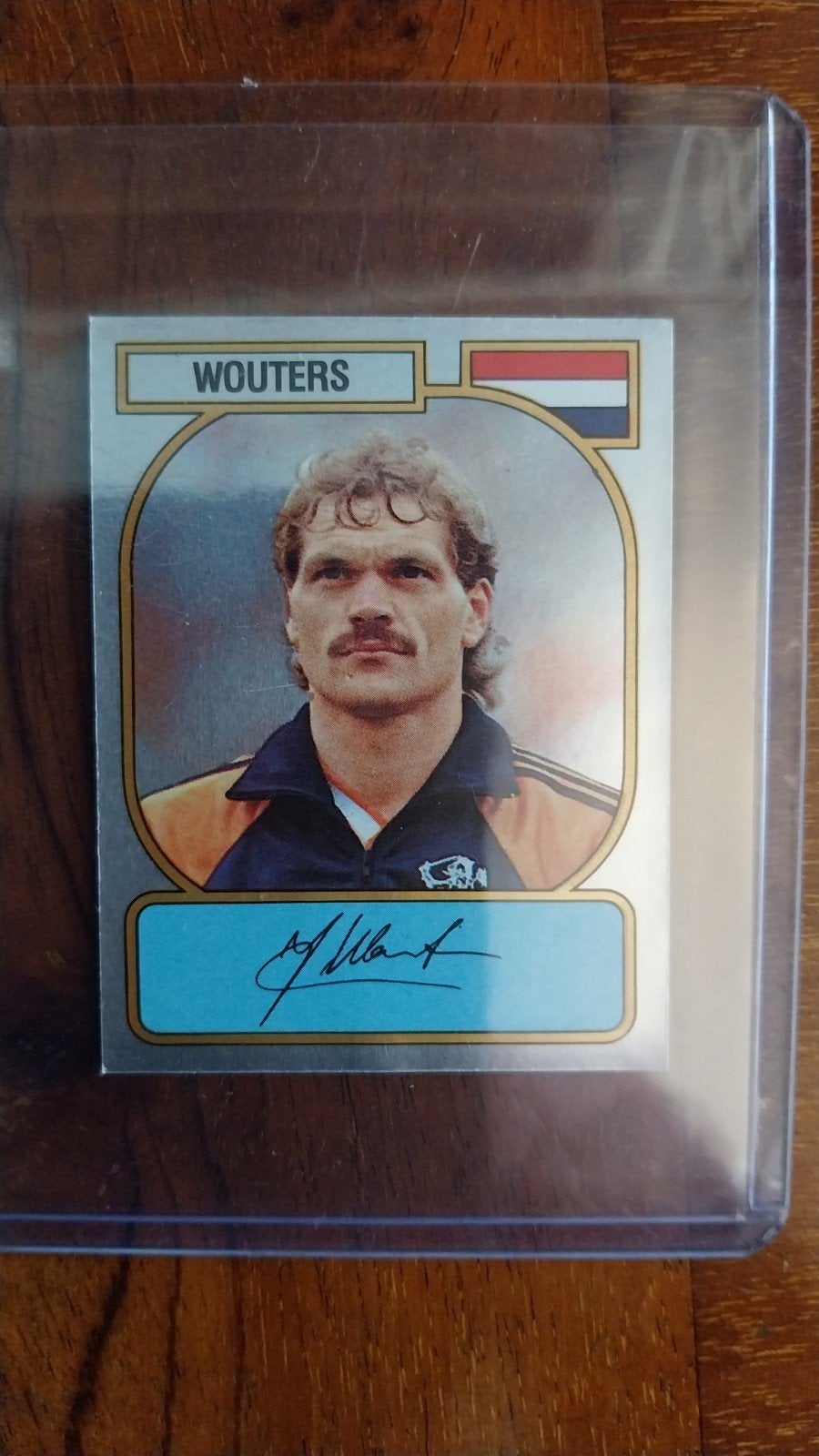 Panini Voetbal 89 sticker #351 - Jan Wouters, Verzamelen, Ophalen of Verzenden, Zo goed als nieuw, Poster, Plaatje of Sticker