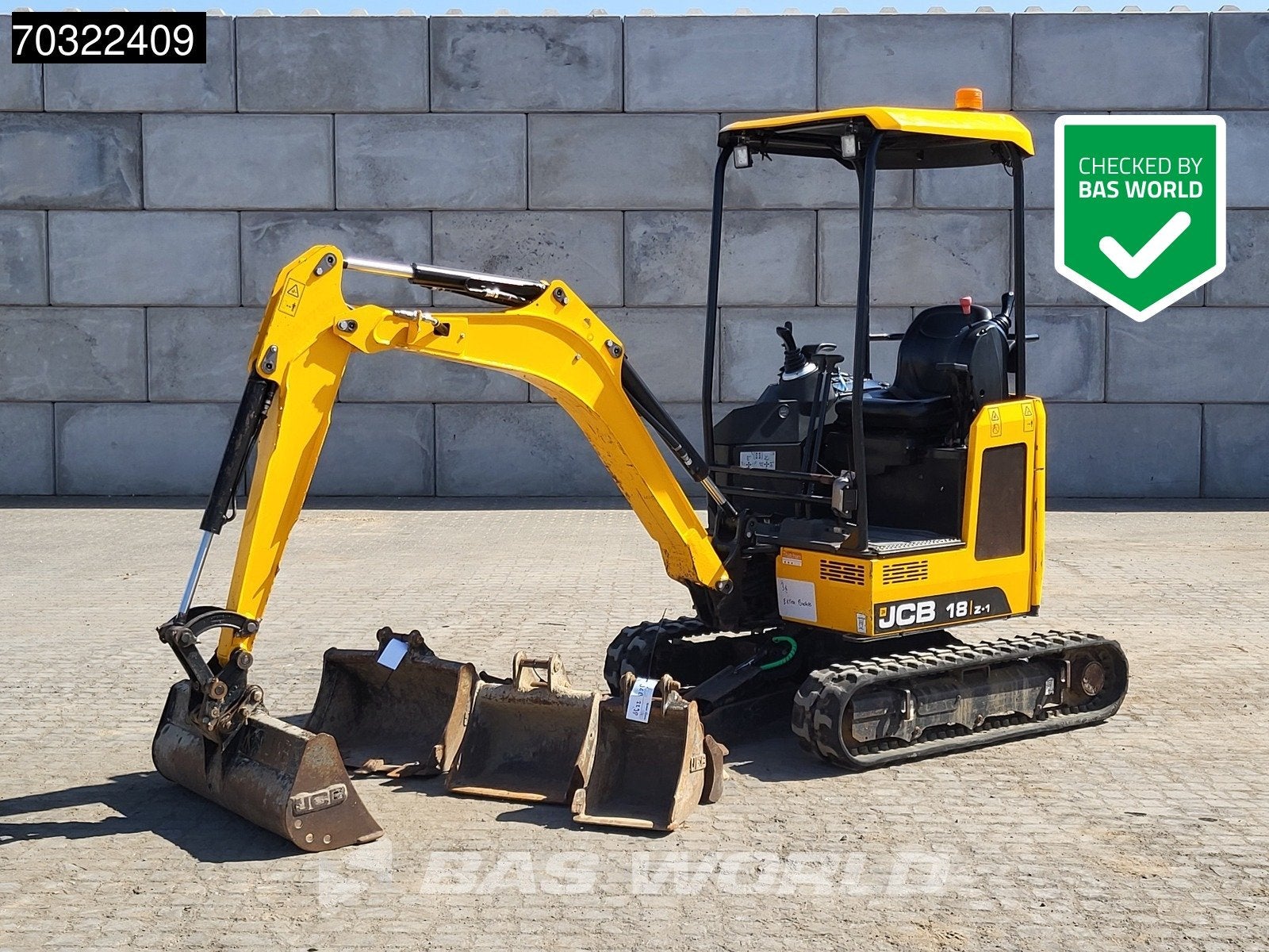 JCB 18Z-1, Zakelijke goederen, Graafmachine