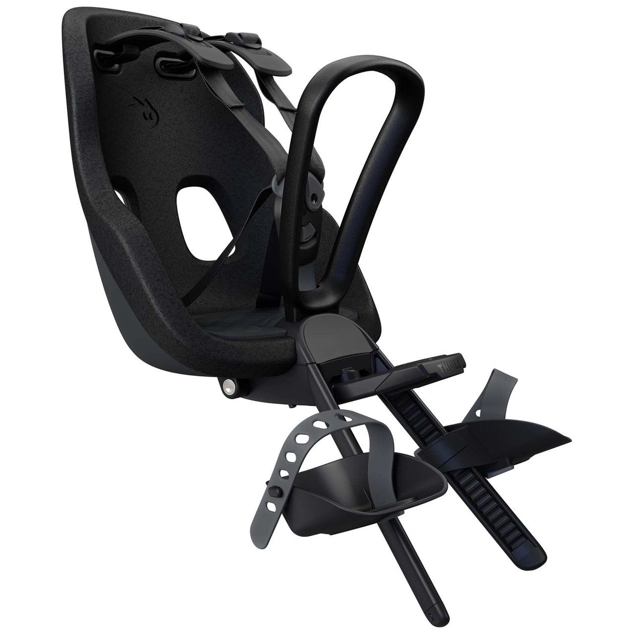 Thule Yepp Nexxt 2 Mini Fietszitje - Nieuw in Doos, Zwart, Ophalen, Nieuw, Voorzitje, Voetsteuntjes