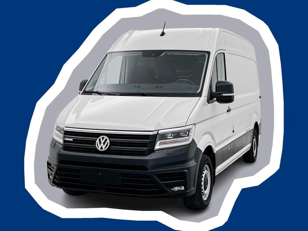 Volkswagen e-Crafter L3H3 36 kWh Led Camera Stoelverwarming, Gebruikt, Zwart, 35 kWh, Met garantie (alle)