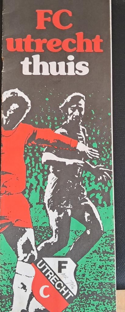 FC Utrecht - Sparta 1977/1978, Ophalen of Verzenden, Zo goed als nieuw, F.C. Utrecht, Boek of Tijdschrift