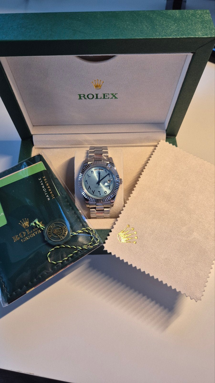 Rolex Day Date Arabisch, Ophalen of Verzenden, Nieuw