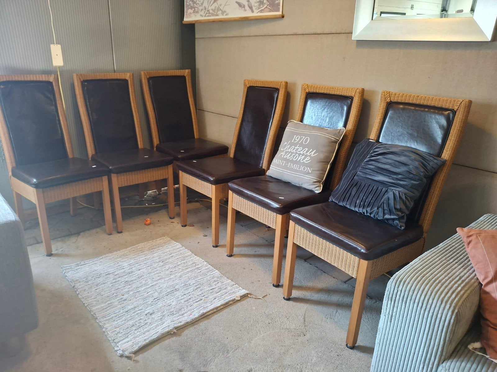 6 keukenstoelen 6 euro per stuk, Ophalen, Bruin