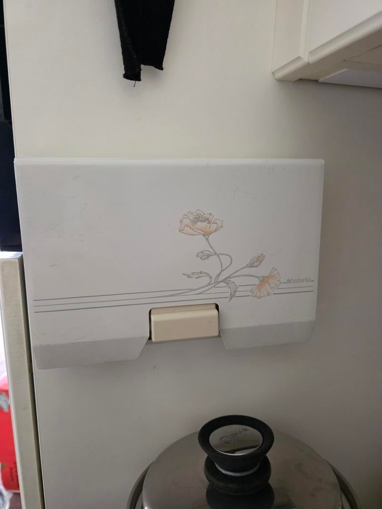 Brabantia filterzakjeshouder - Vintage design, Kunststof, Ophalen of Verzenden, Wit, Brabantia