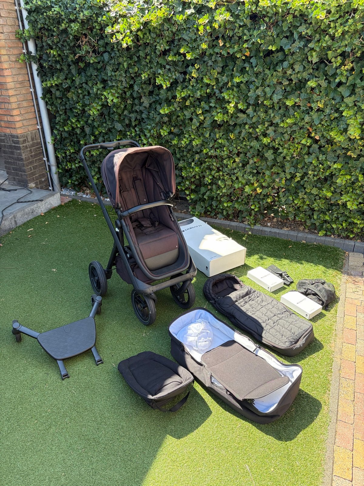 Dubatti One kinderwagen, Gebruikt, Combiwagen, Verstelbare duwstang, Ophalen