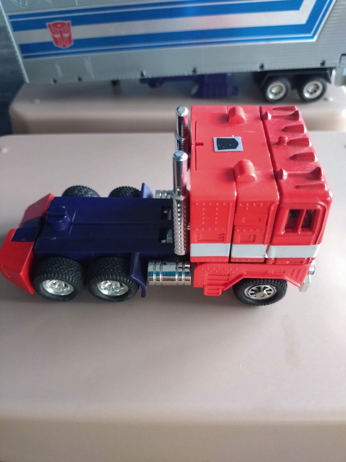 G1 Transformers Red foot Optimus Prime - rode voeten, Verzamelen, G1, Ophalen of Verzenden, Gebruikt, Autobots