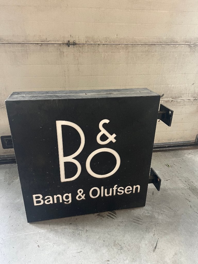 Bang & Olufsen winkelreclamebord, Minder dan 60 watt, Ophalen, Overige merken, Gebruikt