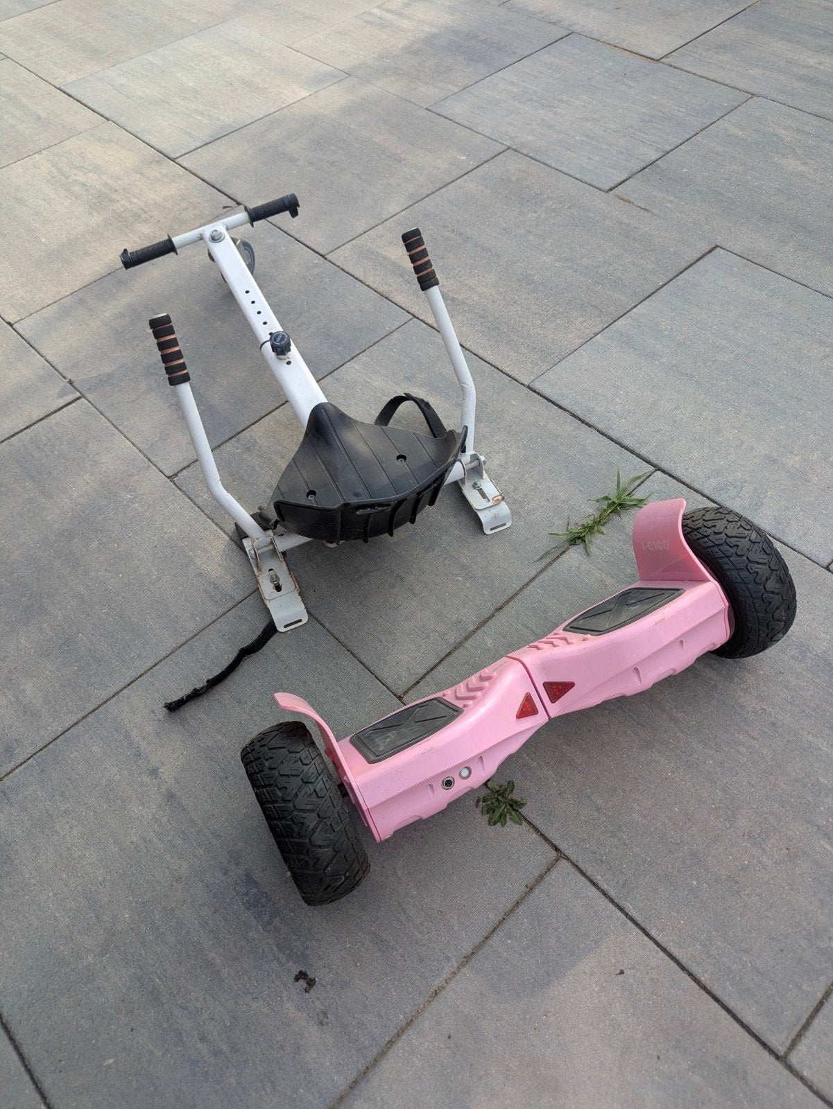 Roze I-CIGO Hoverboard met zitje met opbergtas, Ophalen, Gebruikt, Elektrische step (E-scooter), I-CIGO