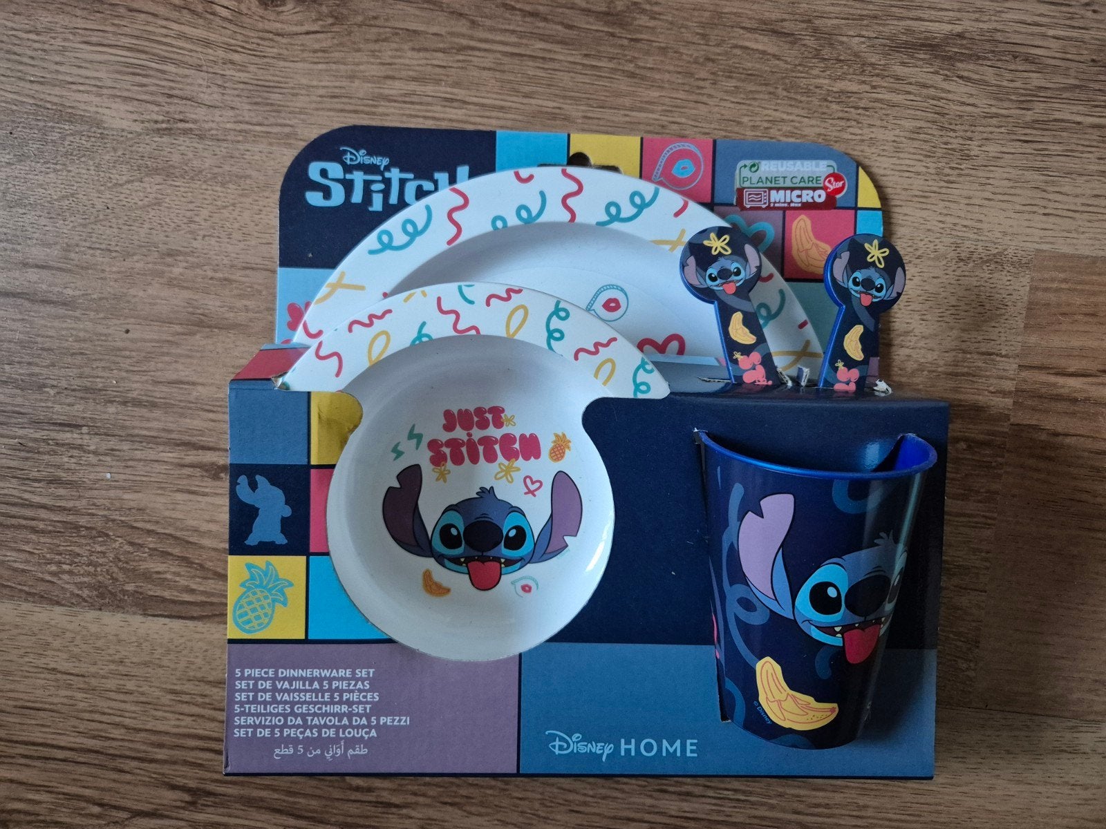 Complete 5 delige bestekset van Stitch NIEUW, Ophalen of Verzenden, Nieuw