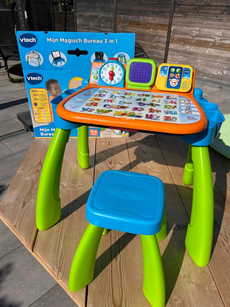 VTech Mijn Magisch Bureau 3-in-1 met krukje, Ophalen, Zo goed als nieuw, Overige typen, Met licht