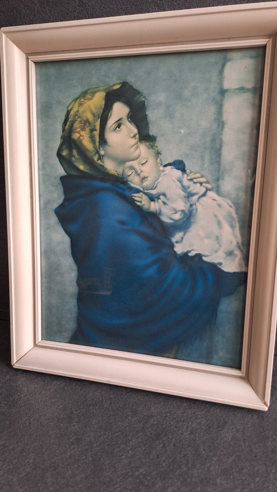 Klassiek schilderij: Moeder en kind, Antiek en Kunst, Ophalen