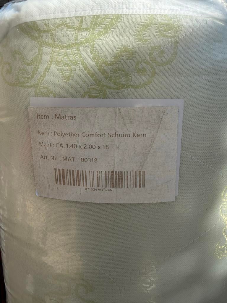 Nieuw matras 140x200 - Polyether Comfort Schuim Kern, Ophalen, 140 cm, Matras, 200 cm