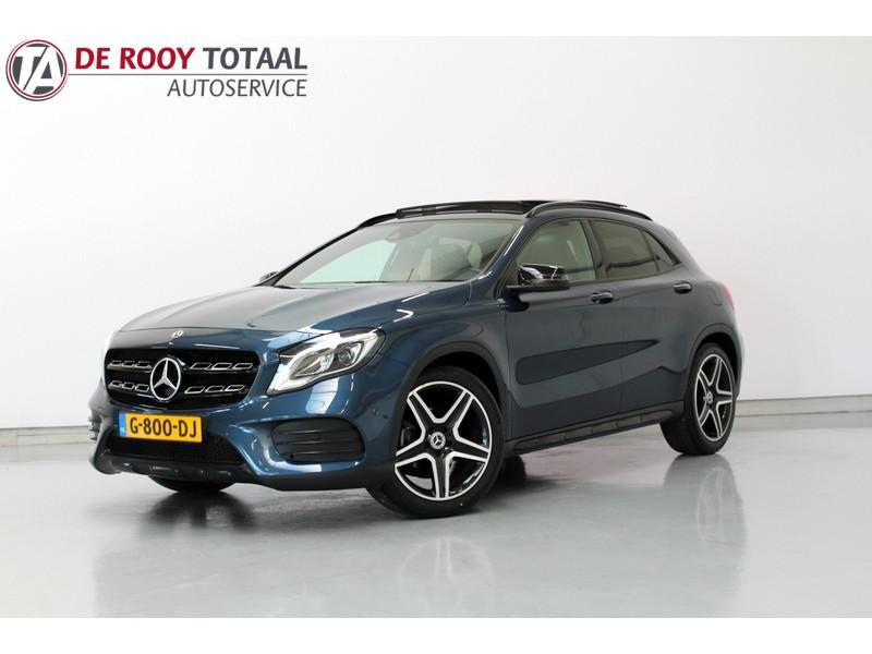 Mercedes-Benz GLA 180 Business Solution AMG Night Upgrade 12, Gebruikt, 4 cilinders, Blauw, 122 pk