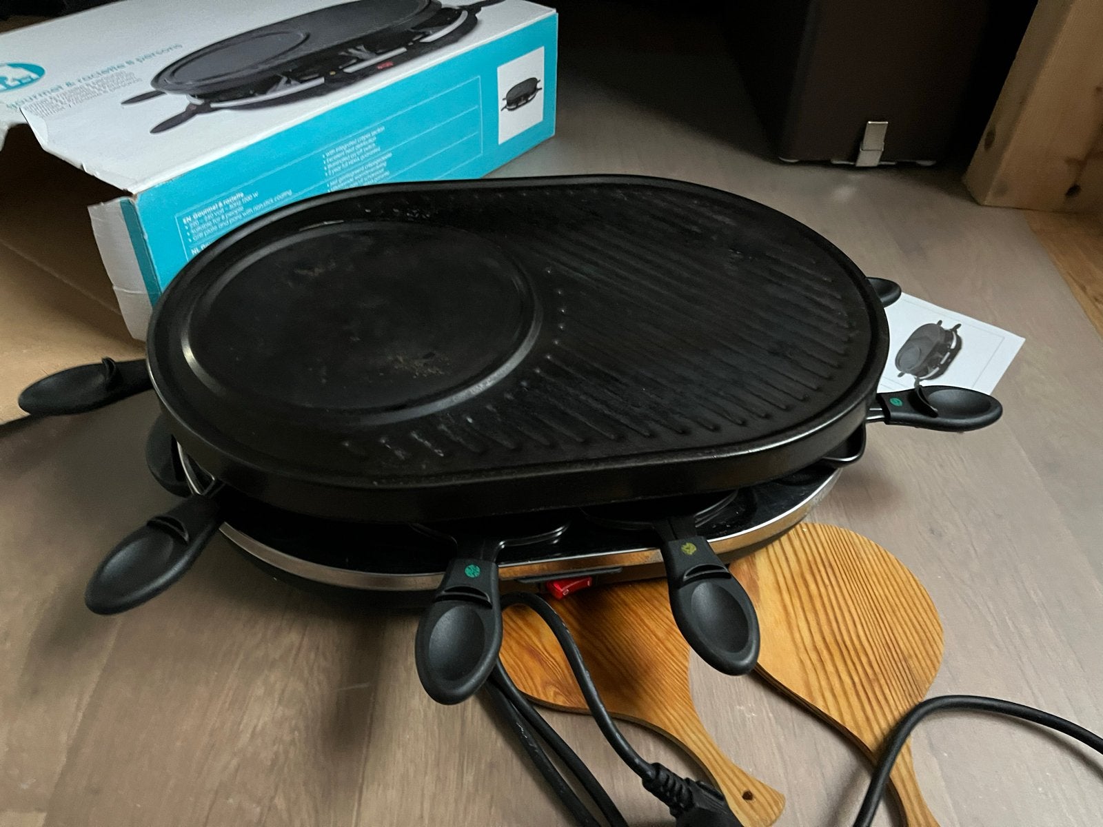 Hema Gourmet & Raclette set voor 8 personen, Ophalen of Verzenden, Gebruikt, 8 personen of meer