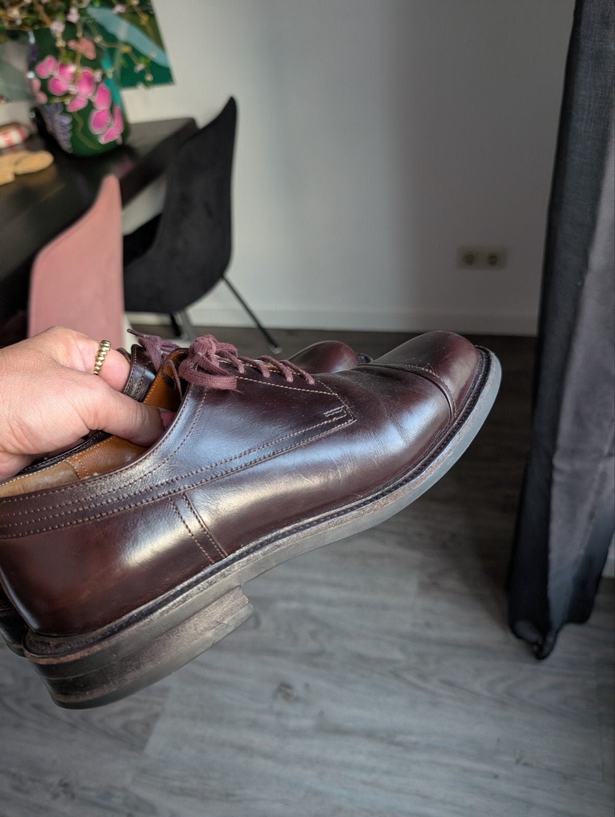 Van Bommel nette schoenen - Maat 7,5, Bruin, Ophalen of Verzenden, Van Bommel, Gedragen