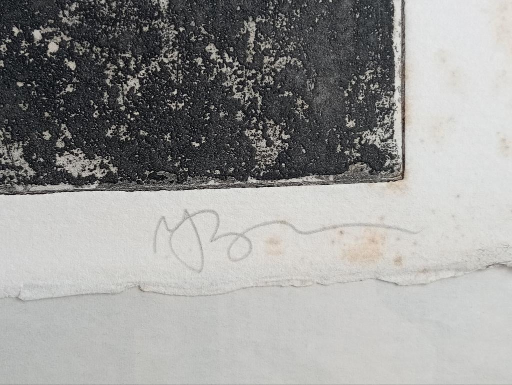 Ets Landschap gesigneerd, Antiek en Kunst, Kunst | Etsen en Gravures, Ophalen of Verzenden
