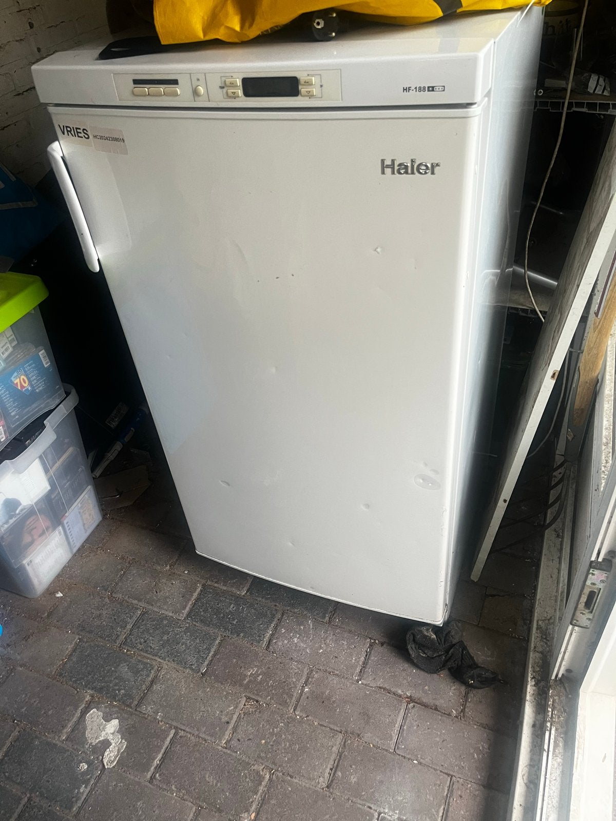 Haier Vrieskast met 5 Lades - HF-188, Witgoed en Apparatuur, Vrieskast, Gebruikt, Minder dan 60 cm, Ophalen of Verzenden