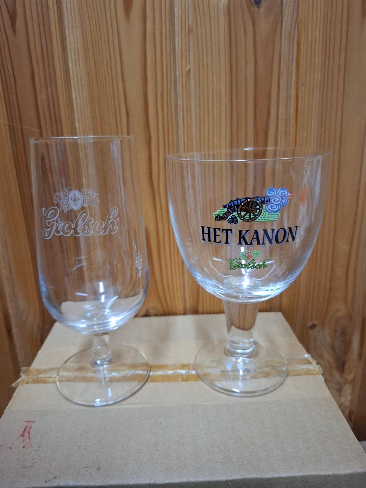 Grolsch glazen, verschillende logo's, Ophalen of Verzenden, Zo goed als nieuw, Glas of Glazen, Grolsch