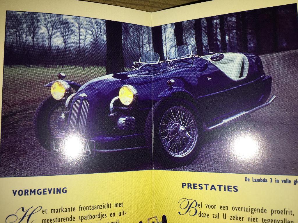 Lomax brochure folder Van den Bergh - obv Citroën 2CV Eend, Ophalen of Verzenden, Zo goed als nieuw, Citroën