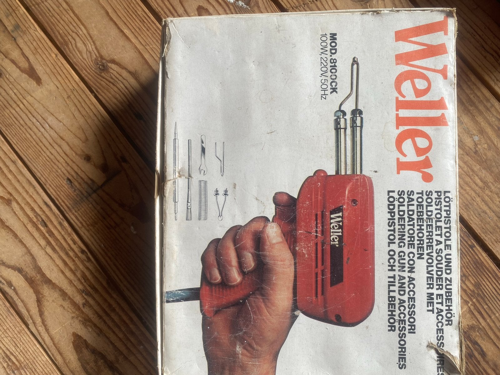 Weller Soldeerpistool MOD 8100CK - Vintage en Compleet, Ophalen of Verzenden, Zo goed als nieuw, Overige typen, Overige merken